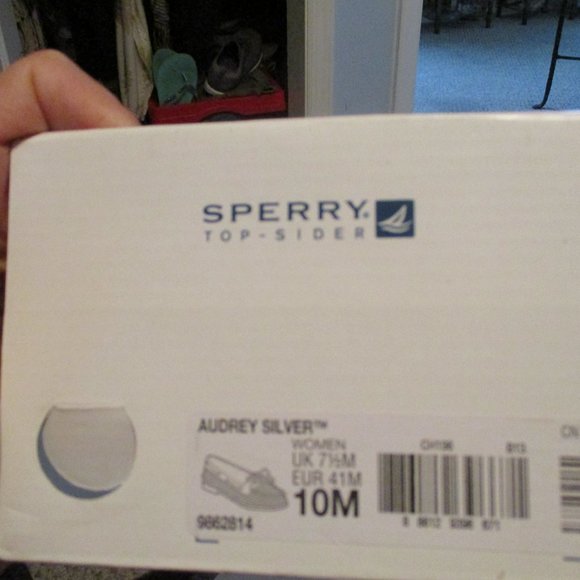 Sperry Topsider's Silver Metallic 10 - Picture 9 of 9
